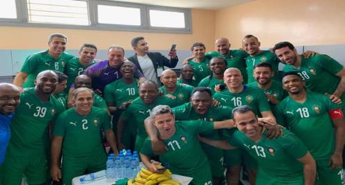بالفيديو.. محمد رمضان مع تريكة وجمعة والغندور بمنتخب "نجوم أفريقيا" بالمغرب